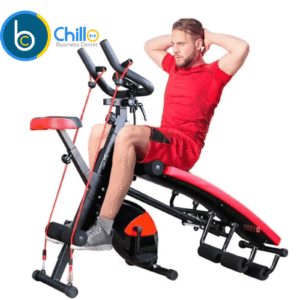AB Crunch 7-en-1 Machine d'Entraînement Abdominal avec Technologie Magnetron Spinning